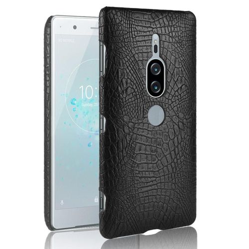 Classique Élégant Étui Pour Sony Xperia Xz2 Premium Anti Éraflure Housse De Protection Mode Classique D'alligator Compatibilité - Noir