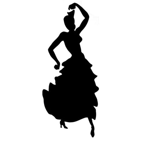 Autocollant De Voiture En Vinyle, 15cm X 6cm, Dessin Animé Fille De Musique Danse, Accessoires De Motos Automobiles, Pour Touran Hyundai Prius