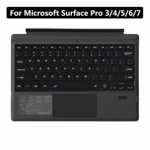 Tablette sans fil Bluetooth 6/7, compatible avec Microsoft Surface Pro 3/4/5/3.0, clavier de jeu pour ordinateur portable