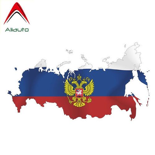Autocollant De Voiture Drapeau Russe, 15cm X 8cm, Étiquette De Décoration De Carte, En Pvc, Pour Kia Rio Passat B6 Lada Vesta Porsche
