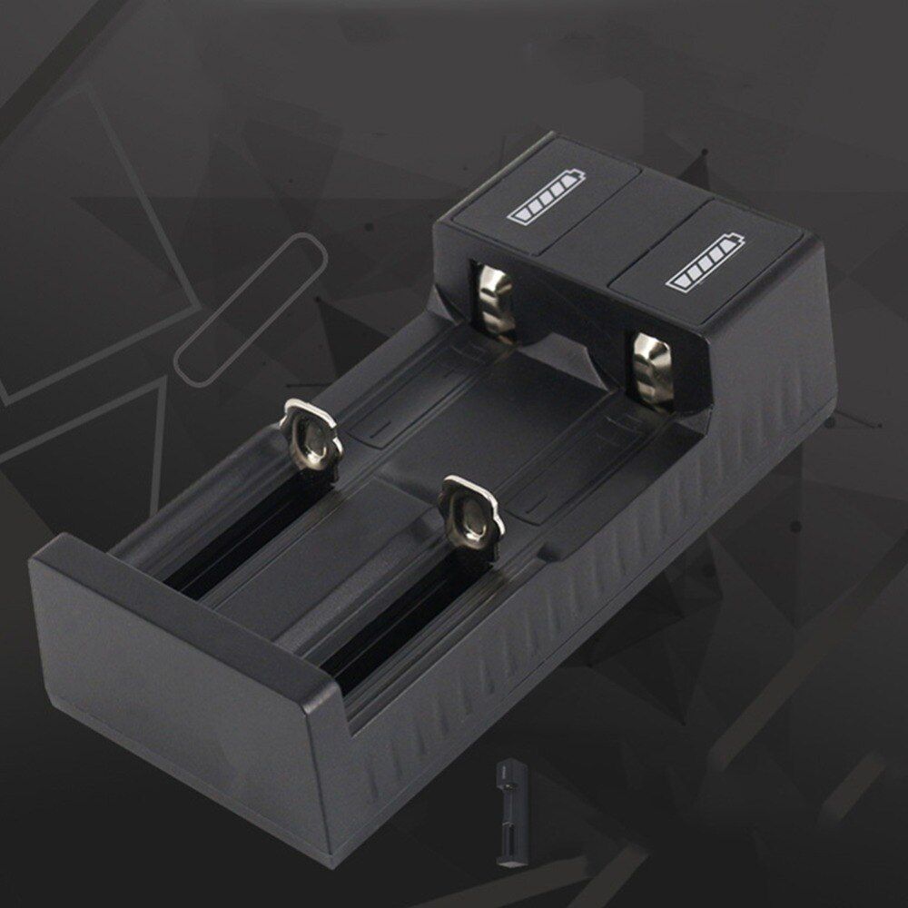 Chargeur Usb Universel  2 Fentes, 3.7v Pour Chargeur 18650,... - 2