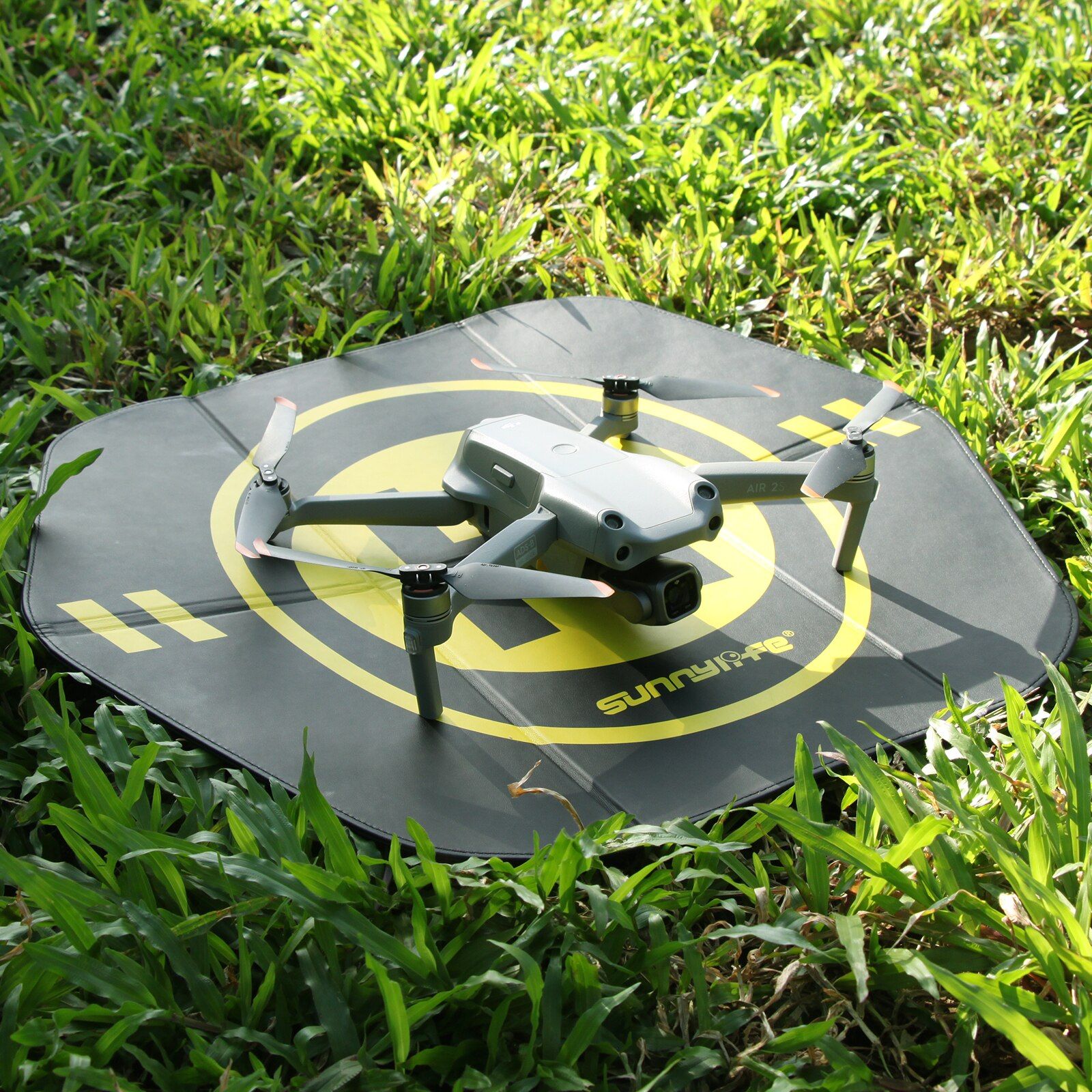 Tablier Hexagonal En Cuir Pour Drone Dji Mini Se/Air 2s, Pliable, Couleur Double Face, Imperméable, Pour Le Décollage Et L'atterrissage-Générique