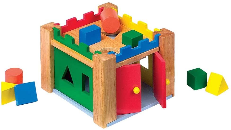 Jeu De Construction Château À Formes En Bois