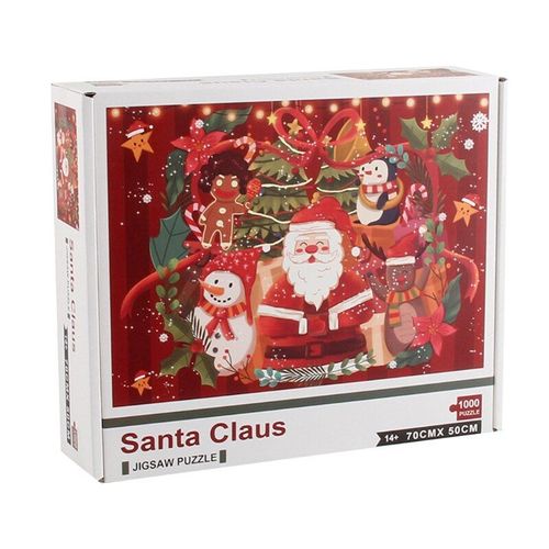 Puzzle de décoration murale 770B, 1 ensemble/1000 pièces, casse tête avancé, Décor de noël