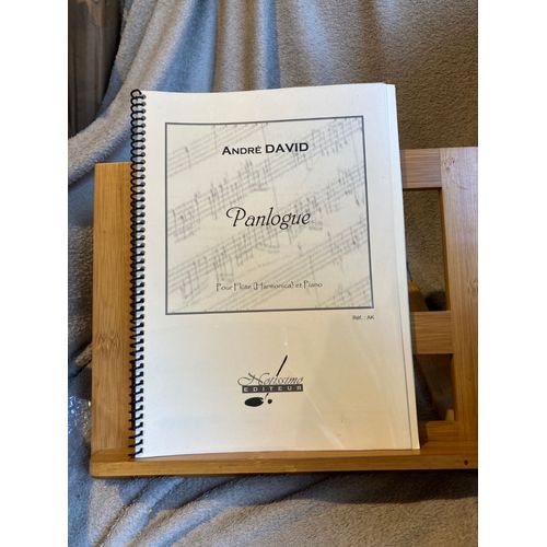 André David Panlogue Pour Flûte Ou Harmonica Et Piano Partition Notissimo