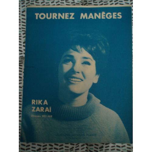 Rika Zarai Partition / Tournez Manege De 1963.