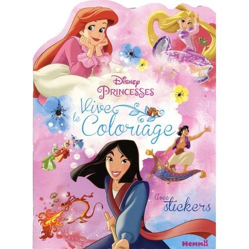 Disney Princesses Mulan, Ariel Et Raiponce - Avec Stickers