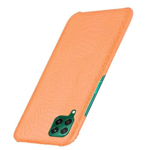Classique Élégant Étui Pour Huawei P40 Lite/Nova 7i/Nova 6 Se Housse De Protection Compatibilité Mode Classique D'alligator Anti Éraflure - Couleur Orange