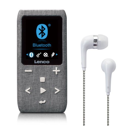 LENCO XEMIO-861GY - LECTEUR MP3/MP4 AVEC BLUETOOTH ET CARTE MICRO SD DE 8 GO - GRIS