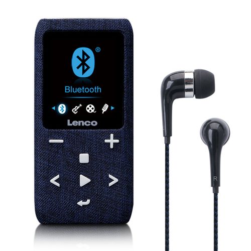 LENCO XEMIO-861BU - LECTEUR MP3/MP4 AVEC BLUETOOTH ET CARTE MICRO SD DE 8 GO - BLEU