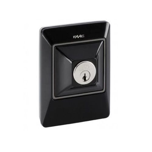 Contacteur à clé et de commande FAAC XK11 B Noir