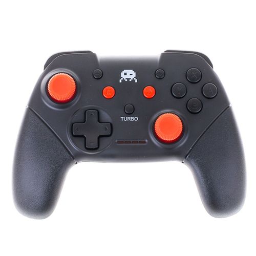 Manette Sans Fil Noire Et Rouge Pour Switch / Switch Lite Avec Cable 1m