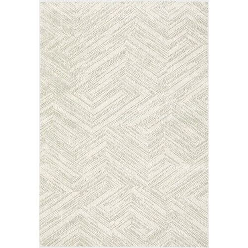 Tapis Ultra-Doux - Minimaliste - Crème Dessin Graphique Clair Decoweb.Com - 80 X 150 Cm