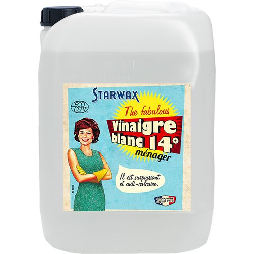 Vinaigre Blanc ménager The Fabulous Starwax 14° 20L