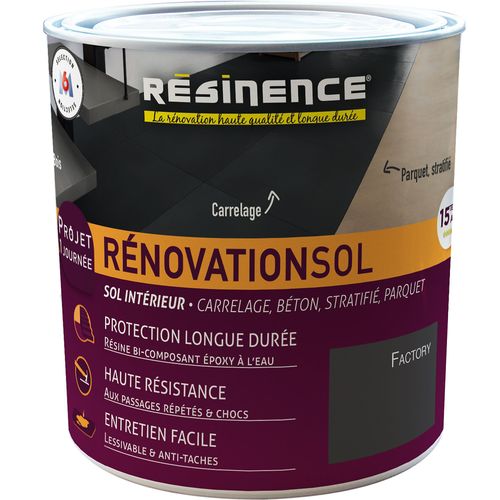 Résine de rénovation sol Résinence factory 300ml