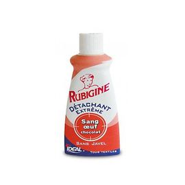 Détachant extrême sang, oeuf, chocolat Rubigine 100ml