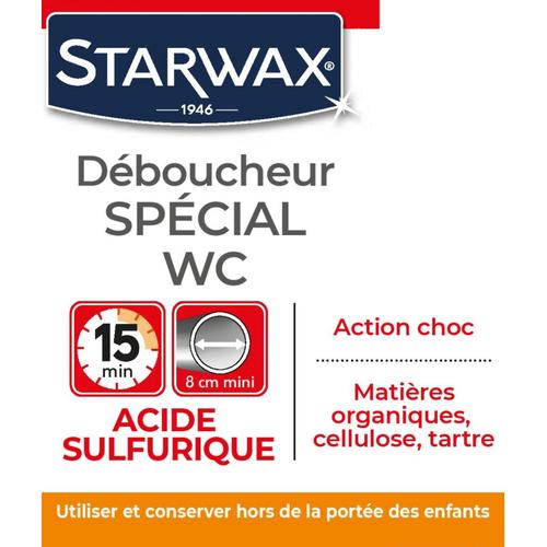 Déboucheur spécial WC 1L - STARWAX - le Club