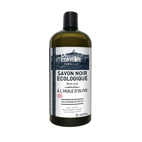 Savon noir La Corvette Savonnerie du midi liquide à l'huile d'olive 1L