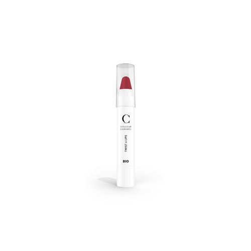 Couleur Caramel Twist&lips Barra De Labios 404 Rosy Red 1un 
