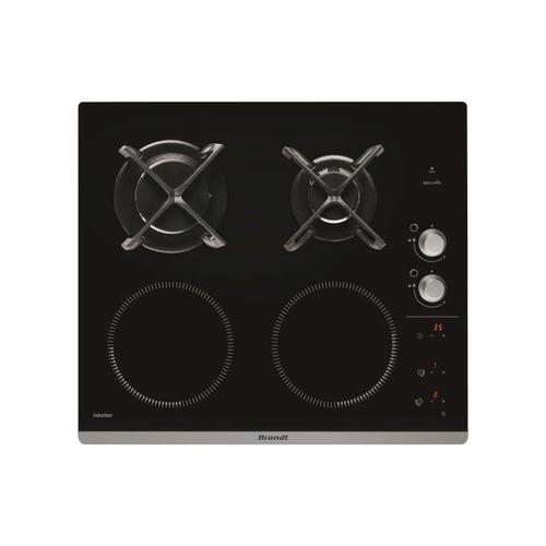 BRANDT Table de Cuisson Mixte 2 INDUCTION 2 GAZ