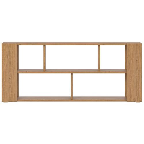 Bibliothèque Basse Design Finition Chêne L168 Cm Musso