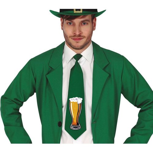 Cravate Verte À Imprimé St. Patrick's Beer