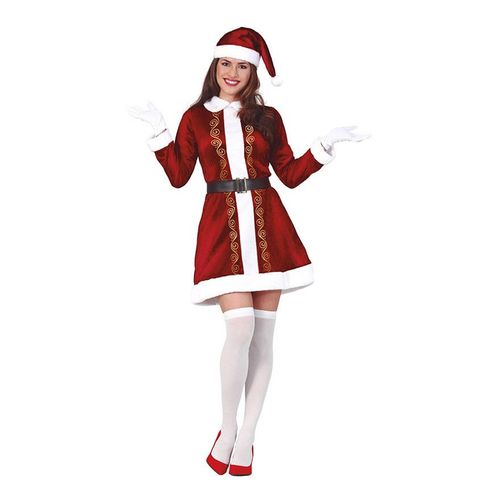 Déguisement Père Noël Avec Robe Courte Femme