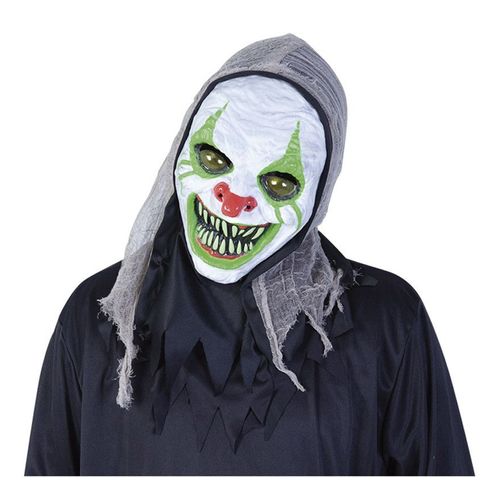 Masque De Clown Maléfique Vert Avec Lumière