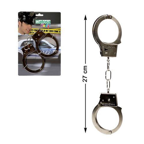 Pack De Menottes De Police (Taille Unique Adulte)