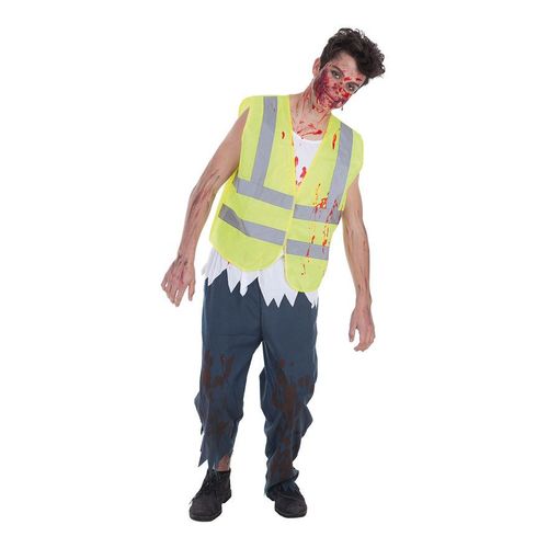 Déguisement De Pilote Zombie Avec Gilet Pour Homme