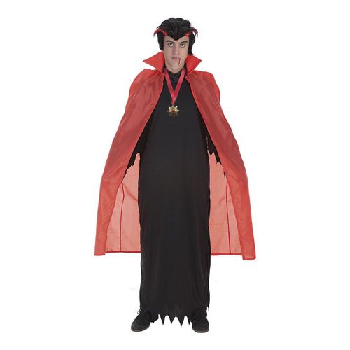 Longue Cape Rouge De Vampire Ou Démon Pour Adultes
