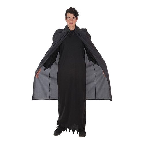 Longue Cape Noire De Vampire Ou De Mort Pour Adultes