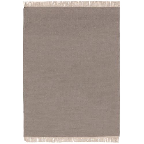 Tapis De Laine Liv Gris Clair 80x150 Cm - Tapis Nature
