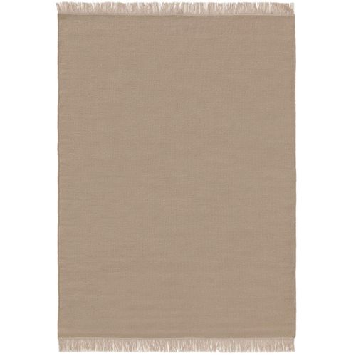 Tapis De Laine Liv Beige 60x100 Cm - Tapis Nature