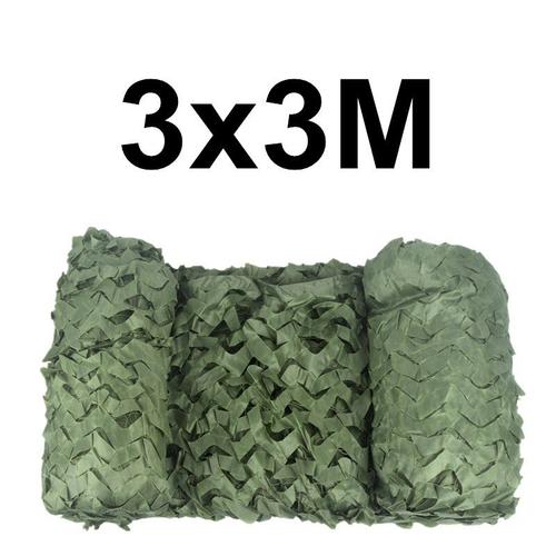 3x3m -Welead Renforcé Militaire Camouflage Filets Chasse Camo Filet Pergola Gazebo Ombre Jardin Cachette Extérieur Auvents Armée Dis