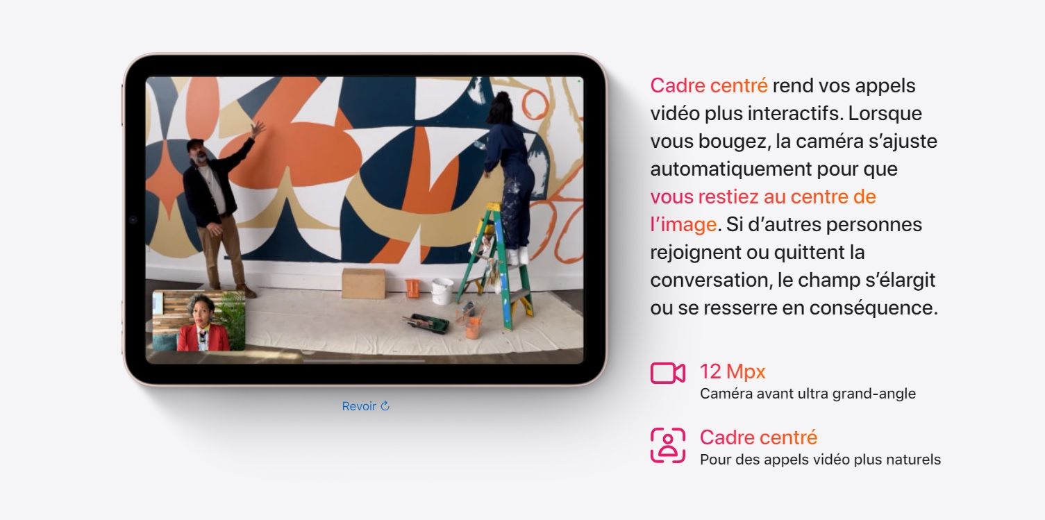Tablette Apple iPad Mini 6 (2021) 256 Go Wi-Fi + Cellular Mauve image 10 | Rakuten