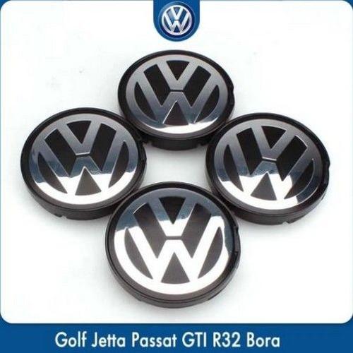 Centre De Roue Pour Voiture Avec Logo Volkswagen, Oem, 55mm (6n0 601 171),  Couvercle Cache-Moyeu Avec Emblème Pour Vw Golf, Jetta, Passat Gti R32,  Bora