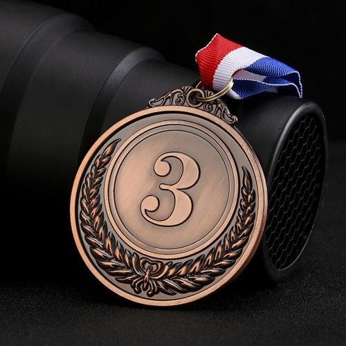 12 Pièces Or Argent Bronze Métal de Style Olympique Médailles du Gagnant Or  Argent Bronze Prix pour Le Jeu et la Fête (12 pièces)