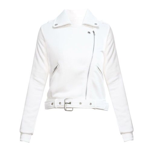 Veste À Manches Longues Pour Femme, Vêtement De Rue, Col À Revers, Fermeture Éclair Avec Poche, Polyester, Décontracté, Solide, Vêtements D'extérieur, À La Mode, Chaud