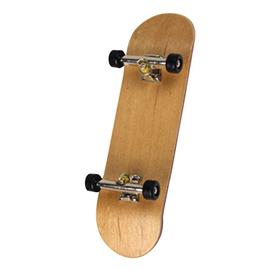 COSTWAY Skateboard Planche à Roulettes Ovale en Bois d'Erable à 7 Couches  Noir 80x20cm Style Moderne pour Enfants, Débutants