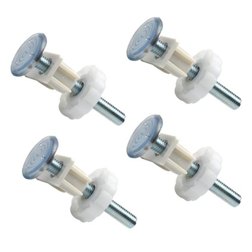 Adaptateur M10, Tiges De Broche Filetées, Accessoires Quincaillerie Boulons À Vis, Pression Durable, Porte Pour Bébé, Rampe D'escalier, 4 Pièces