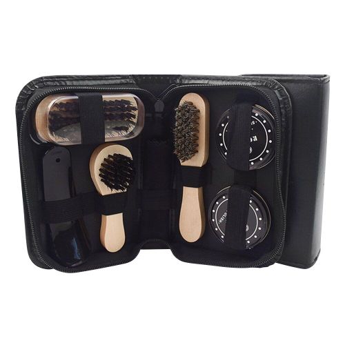 Kit De Vernis À Chaussures Pour La Fête Des Pères, Baskets Portables, Brosses En Éponge, Avec Étui, Pour Anniversaire, Bottes De Voyage, Outil De Nettoyage, Cadeau