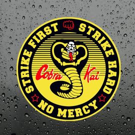 Autocollants En Vinyle Cobra Kai Big Cobra, Étiquette De Camping Car Kk, Étanche, Pour Voiture De Camping Car, Offre Spéciale