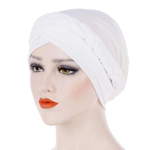 Turban pour femme avec fleur chimio couvre-chef élastique : :  Mode