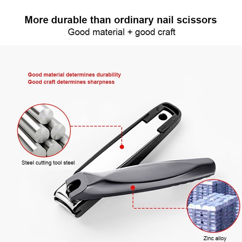 Ensemble De Coupe-Ongles Anti-claboussures En Acier Inoxyda... - 6