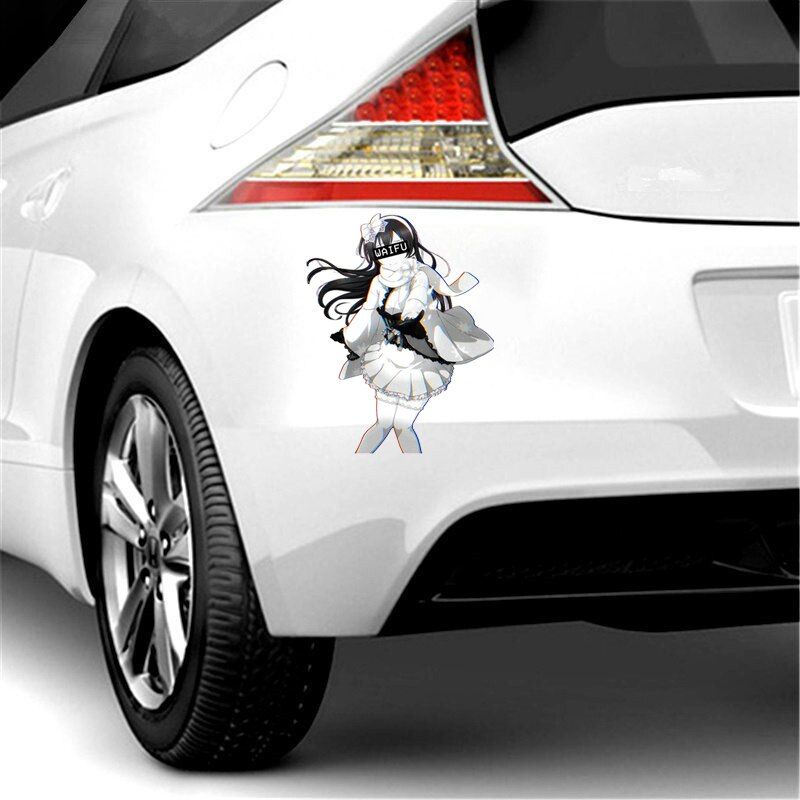 Autocollant De Voiture, Dessin Anim Sexy Filles, Couleur Ch... - 2
