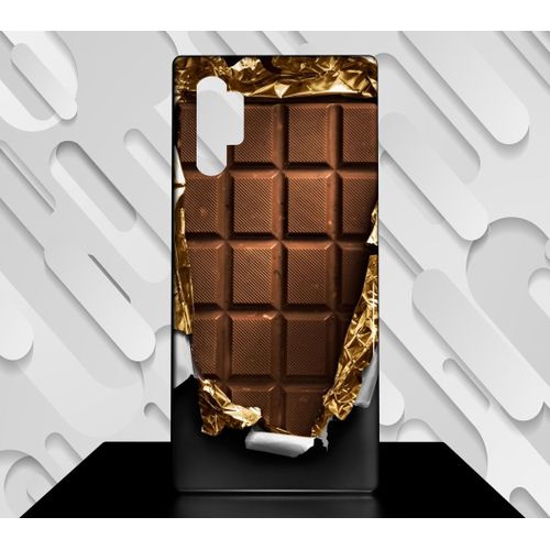Coque Compatible Pour Galaxy Note Plus 10+ Design Tablette Chocolat 01
