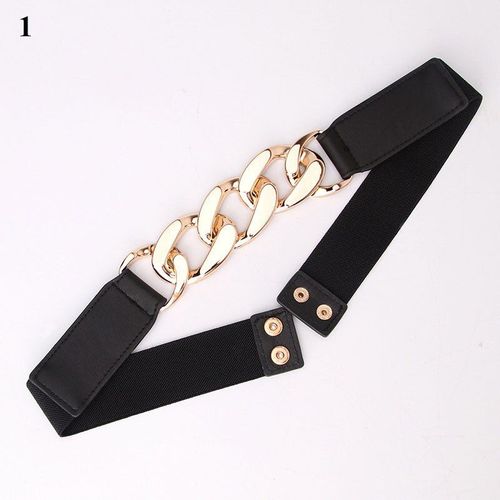 Ceinture Élastique Large Pour Femme, Style Plus, Couleur Or, Chaîne, Corset, Mode, Beau Manteau, Pull