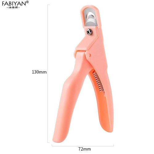 Orange - Faux-Ongles Colorés En Forme De U, Coupe-Bordure, En Acier Inoxydable, Pour Gel Uv, Pour French Manucure 