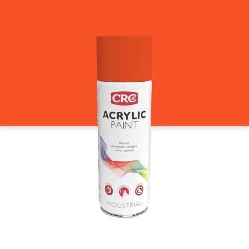 Peinture acrylique de finition orange trafic - aérosol 400 ml CRC